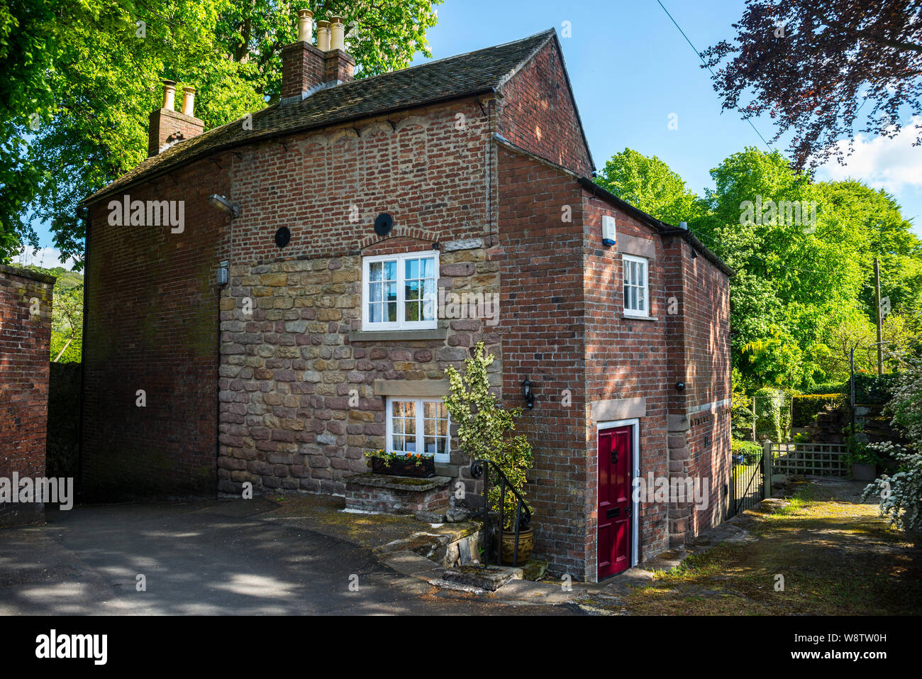 Old Cottage, Wirksworth, Derbyshire Stock Photo