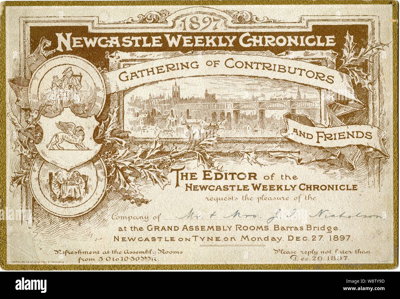 R.E. Ruddock, The Grand Studio, Newcastle on Tyne showing images of an