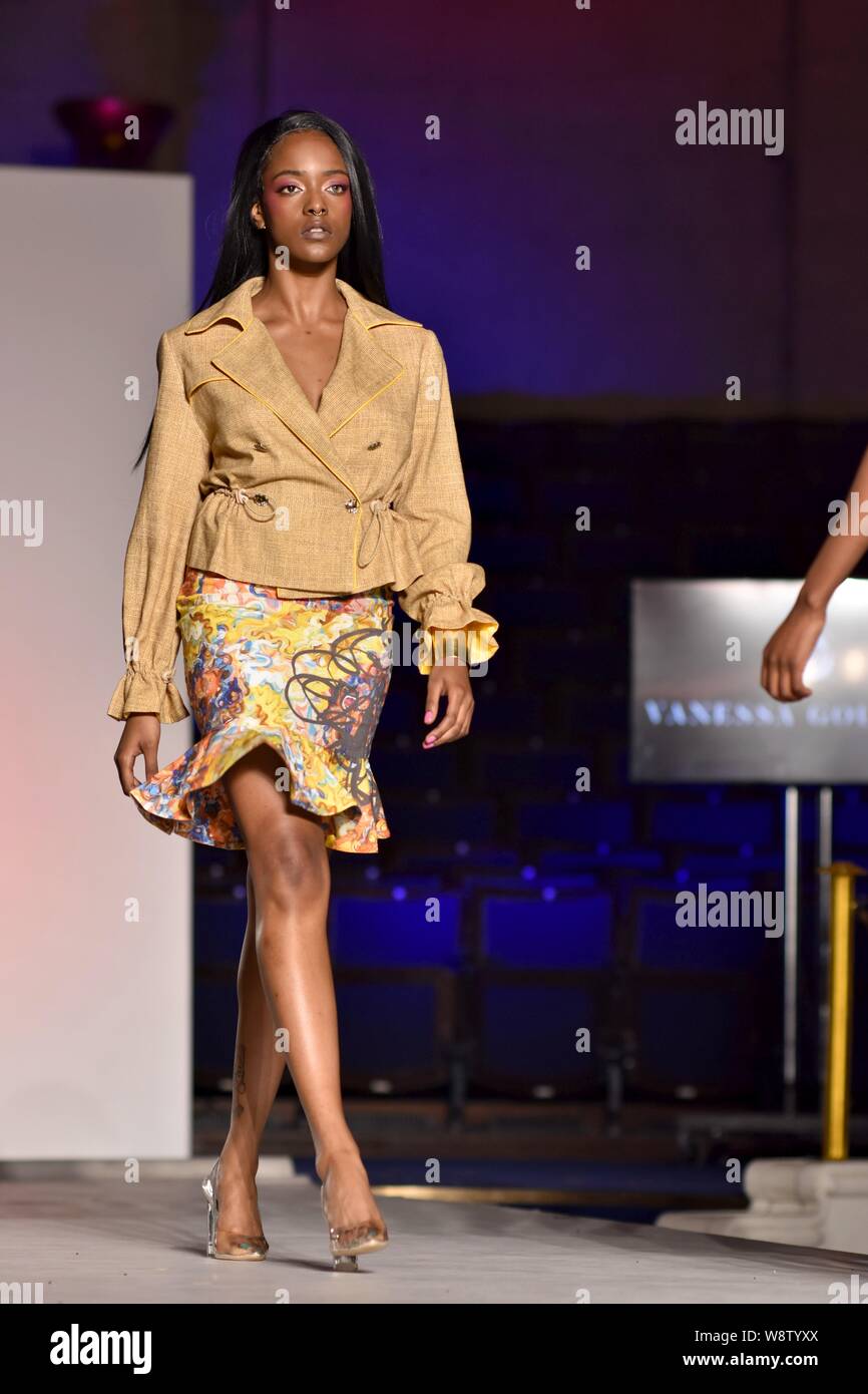 London.10th August 2019. Africa Fashion Week London 2019 Stock Photo