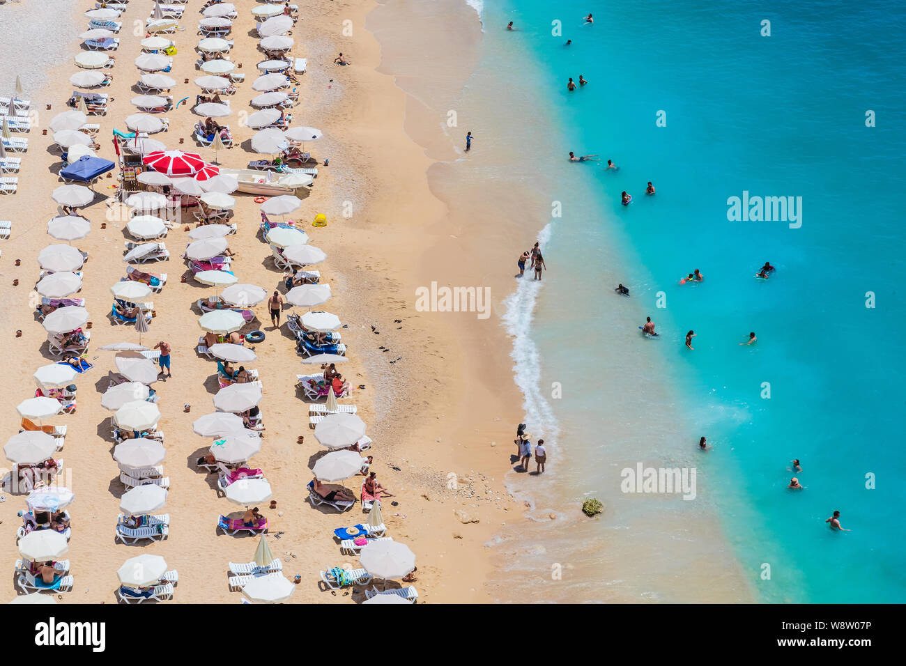 Top view summer beach hi-res stock photography and images - Alamy