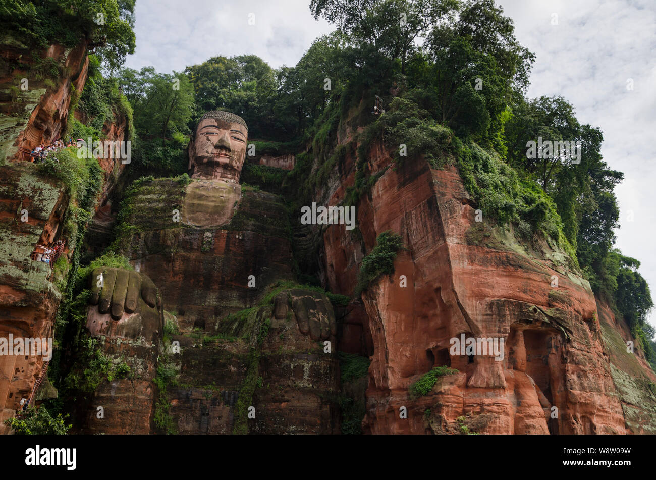 Leshan Giant Buddha, Leshan, Sichuan Province, China, Asia Stock Photo