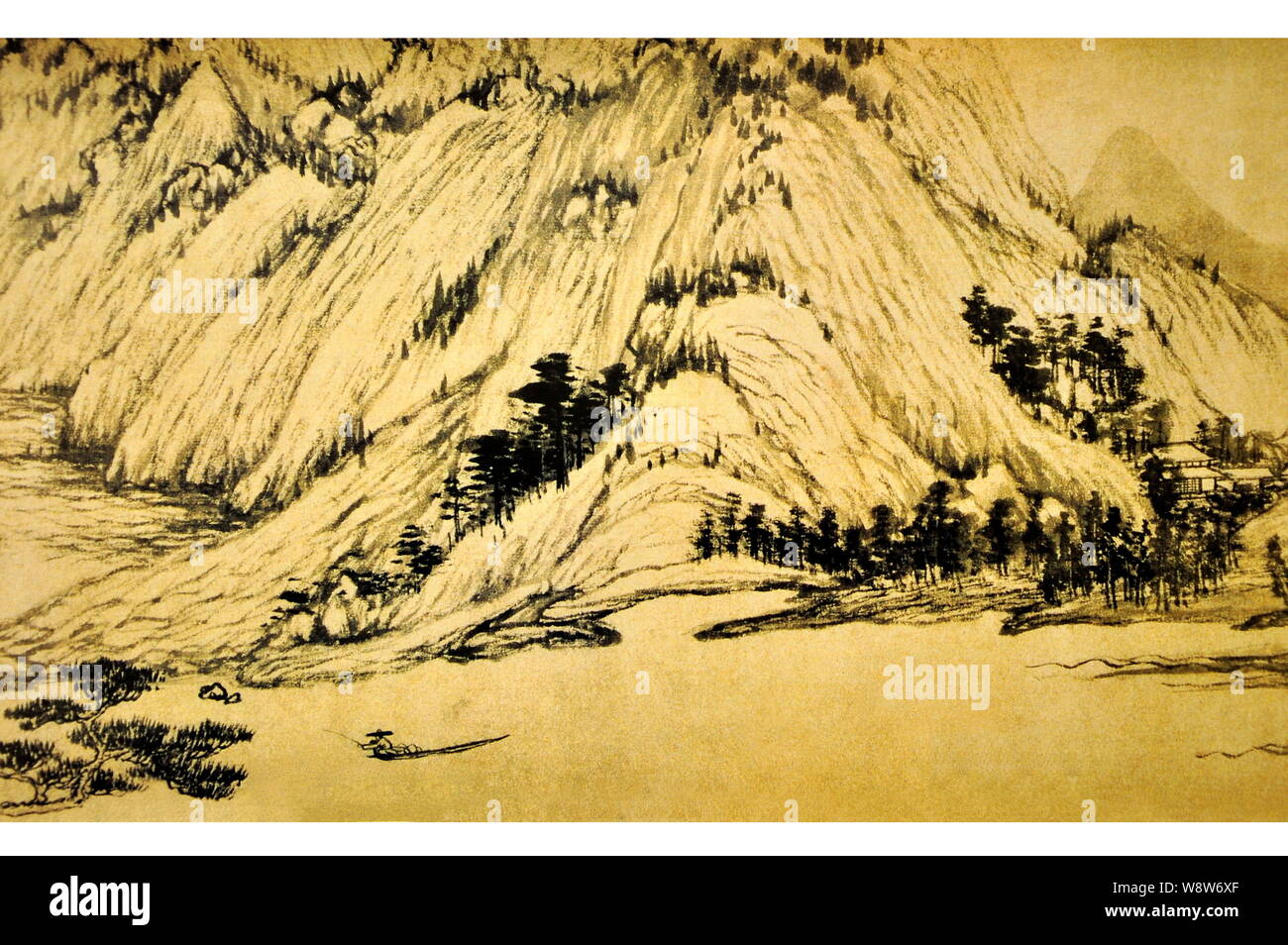 view-of-part-of-the-ancient-chinese-painting-dwelling-in-the-fuchun