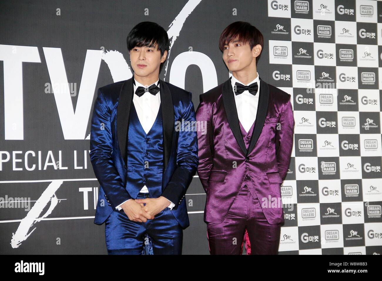 Jung Yun-ho (U-Know Yunho), left, and Max Changmin (Shim Chang-min