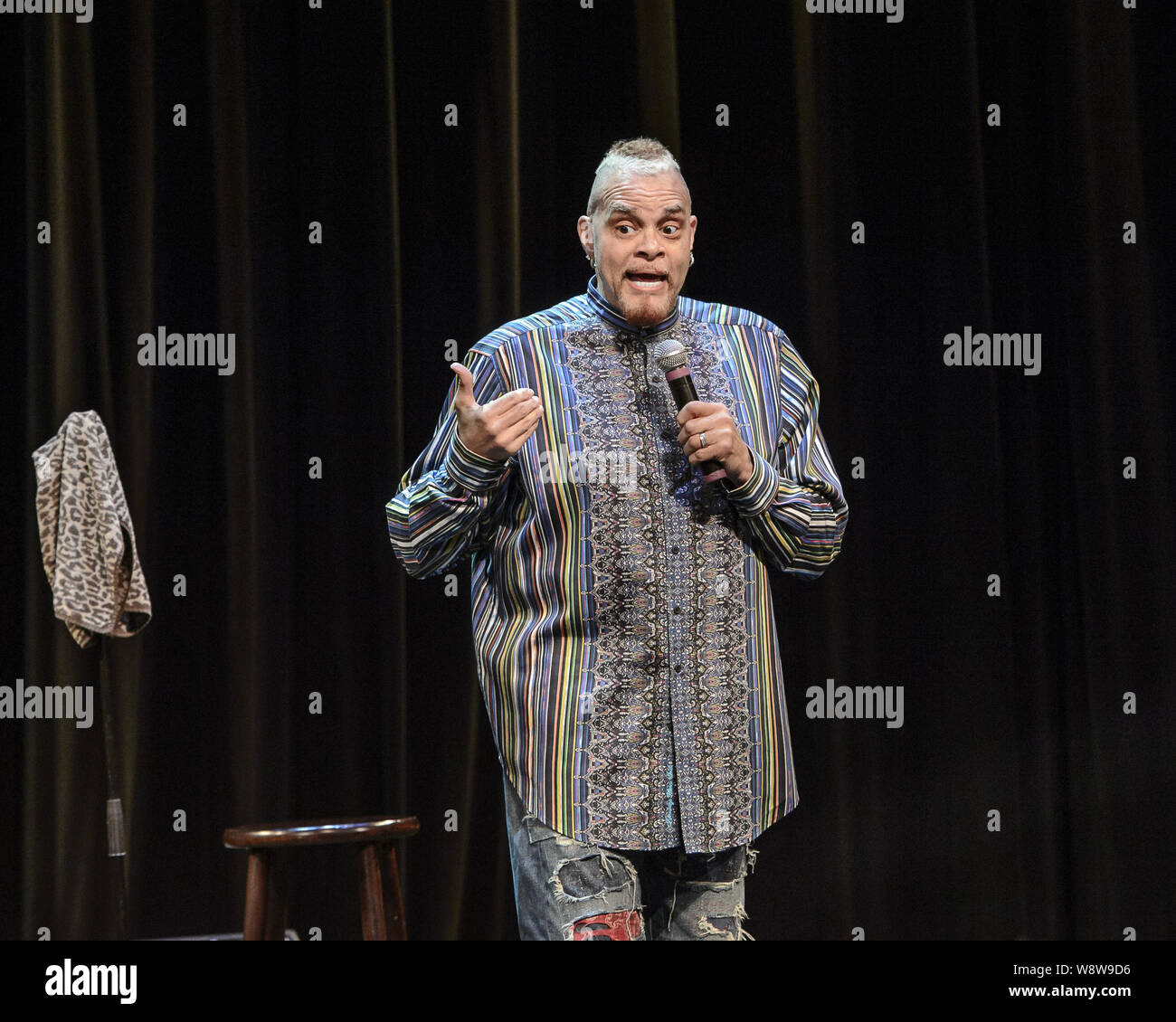 August 10, 2019, South Orange, New Jersey, U.S: SINBAD played a sold ...