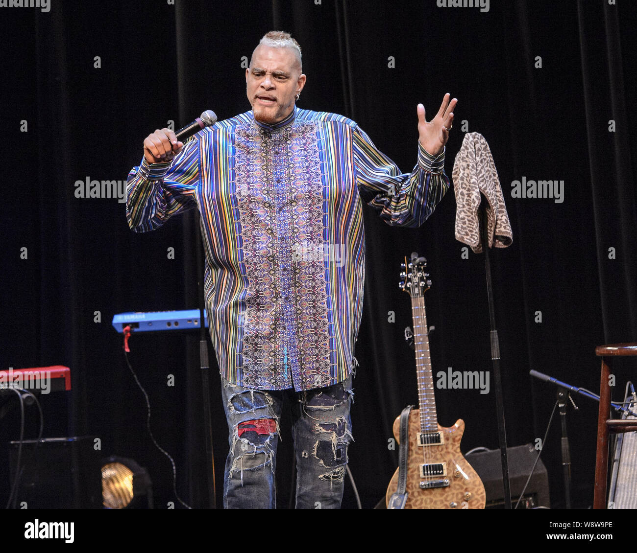 August 10, 2019, South Orange, New Jersey, U.S: SINBAD played a sold ...