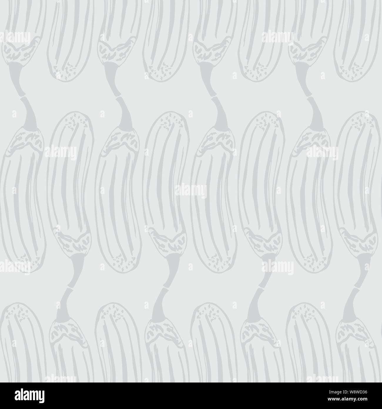 Ethnic style fabric print. Vector graphics. Grey background Stock Vector
