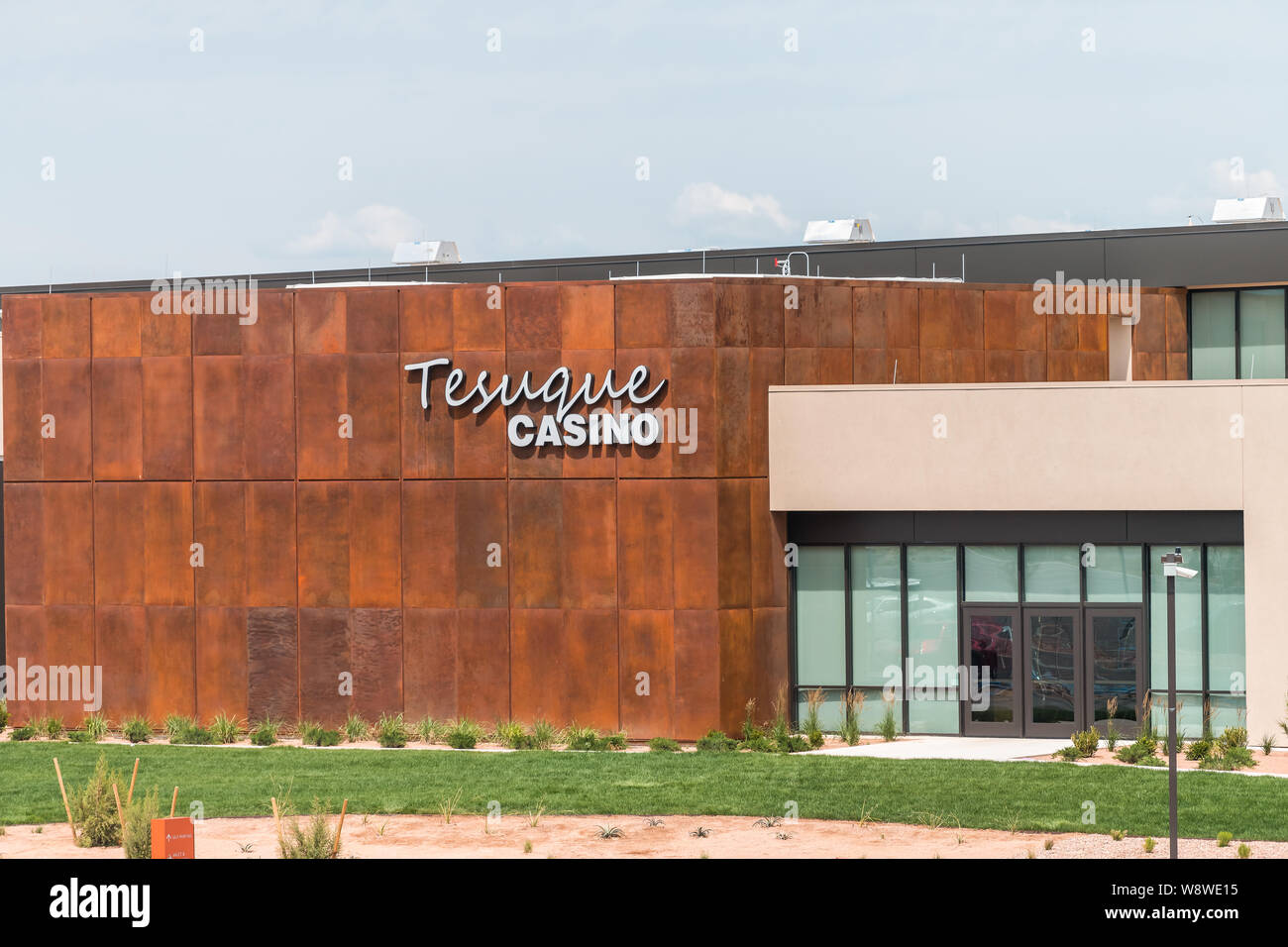 Tesuque, USA June 17, 2019 New Mexico community neighborhood casino