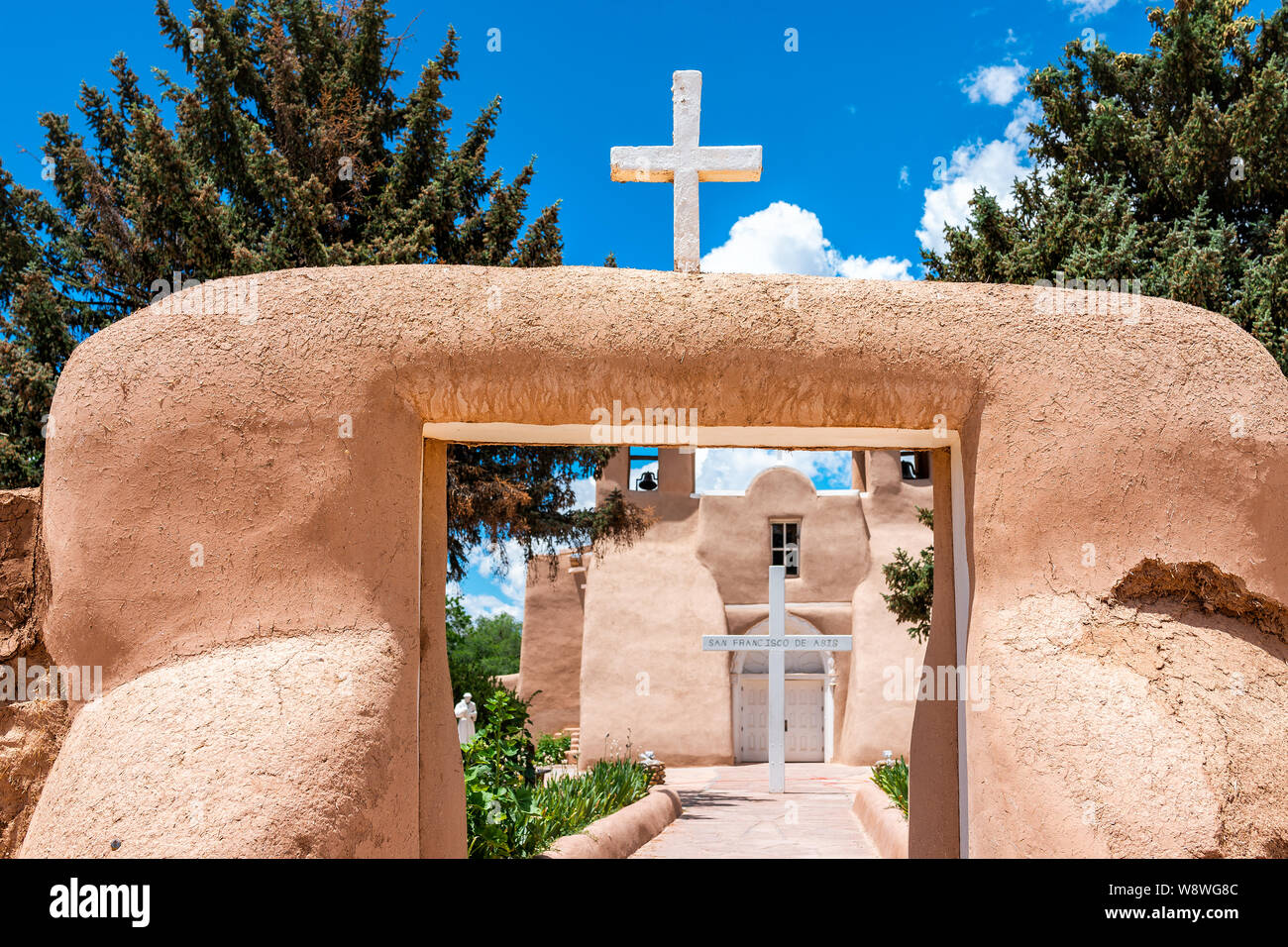 Ranchos de Taos St Francic Plaza and San Francisco de Asis church with