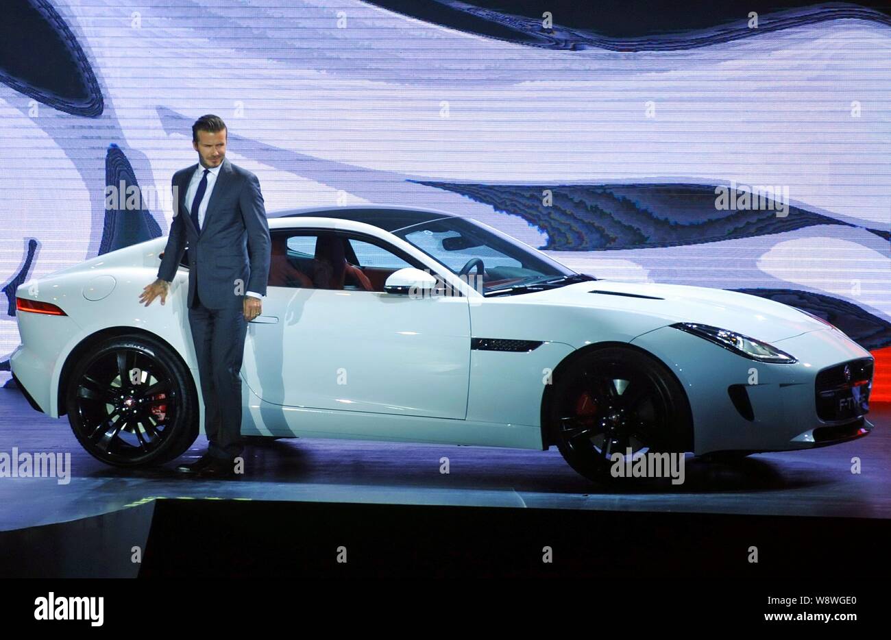 English Football Superstar David Beckham Poses With A Jaguar F Type Coupe During A Launch Event One Day Before The Opening Of The 13th Beijing Interna Stock Photo Alamy English Football Superstar David Beckham Poses With A Jaguar F Type Coupe During A Launch Event One Day Before The Opening Of The 13th Beijing Interna Stock Photo Alamy