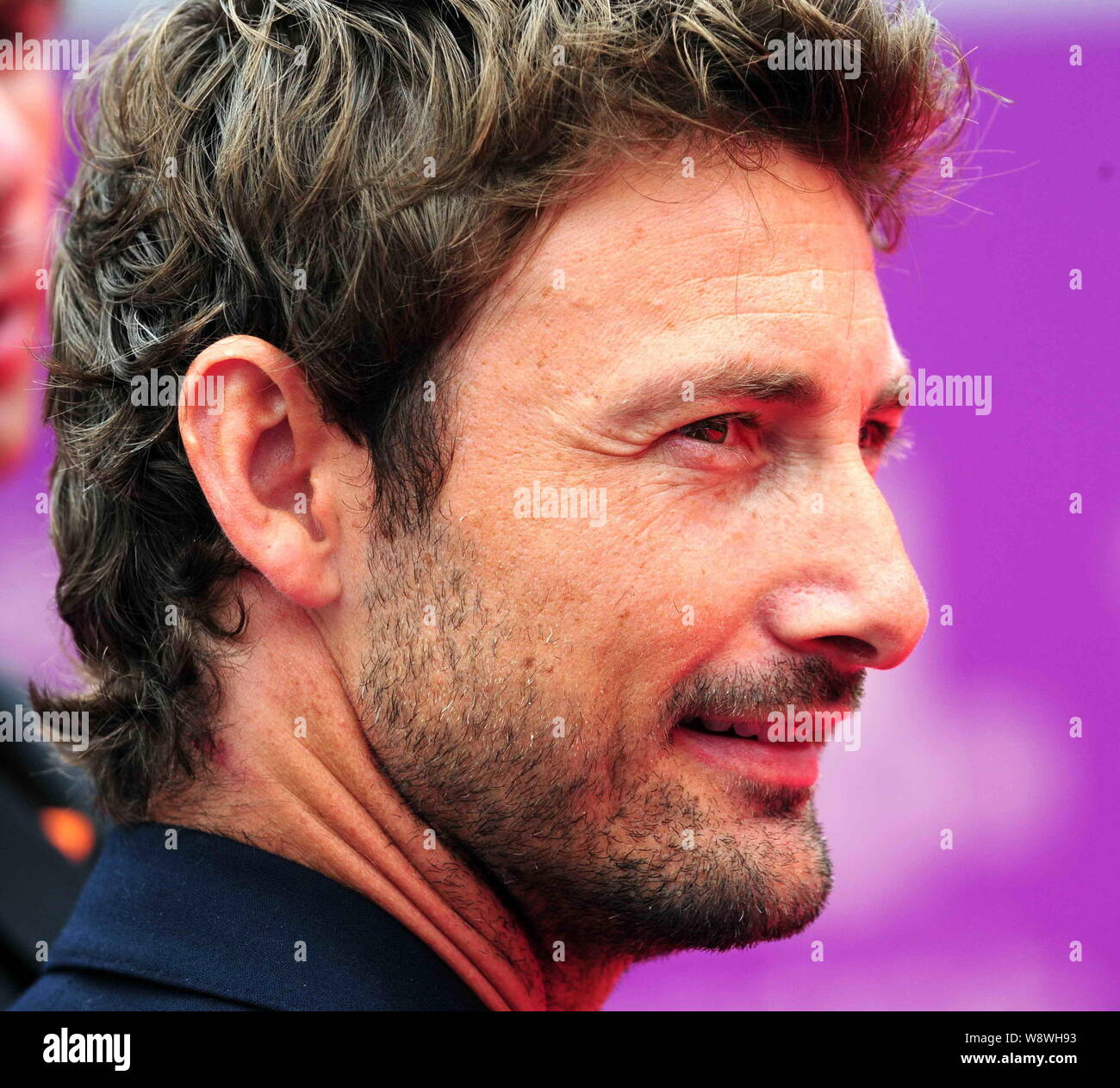 Spanish tennis player Juan Carlos Ferrero is pictured during the launch