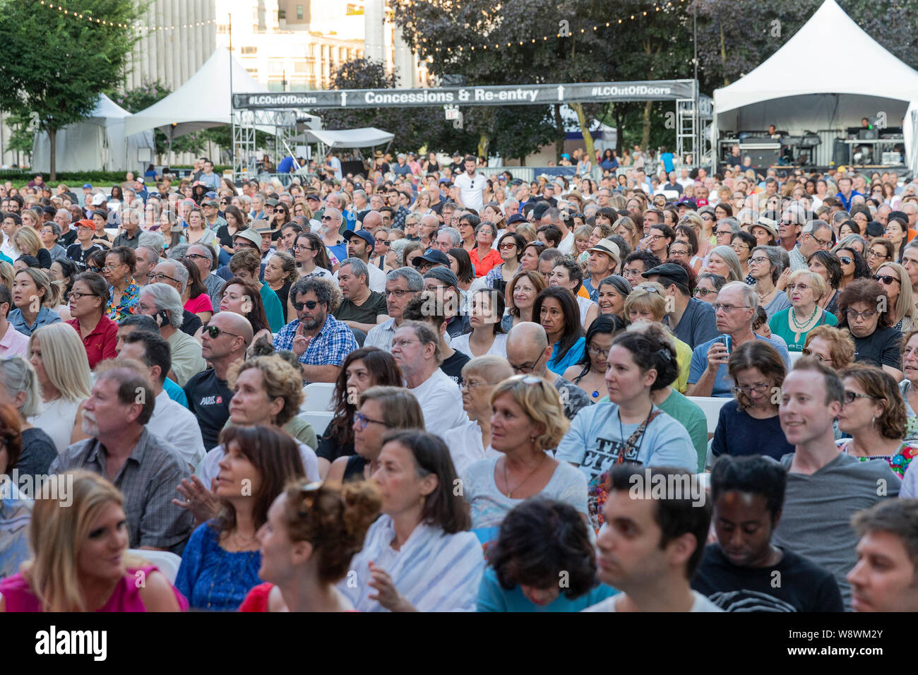 Lincoln Center Out Of Doors Festival Stock Photos Lincoln Center