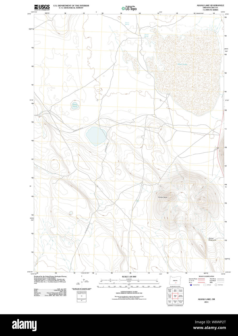 Alkali lake Cut Out Stock Images & Pictures Alamy