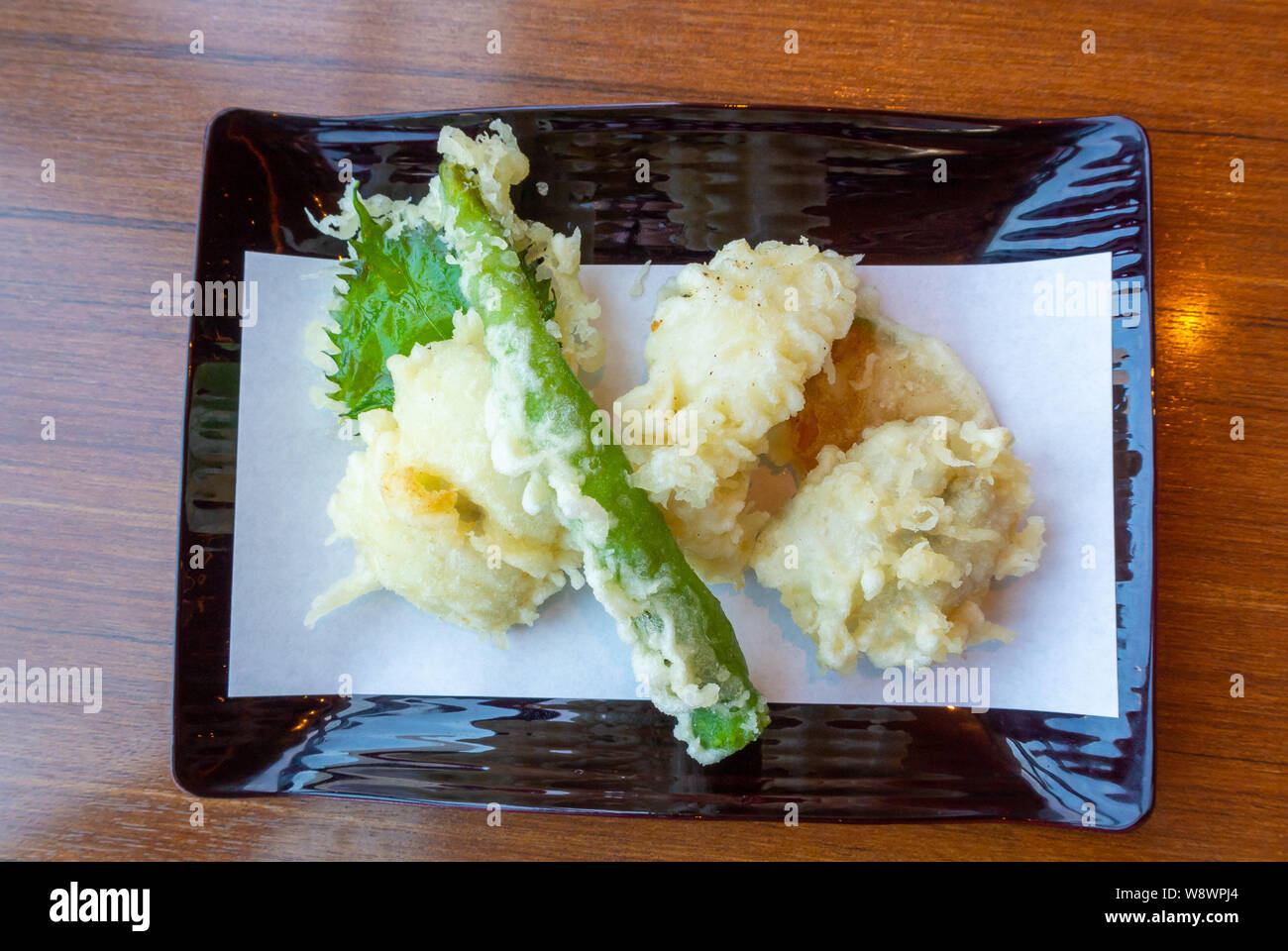 tempura of hamo and seasonal vegetables, kyoto, japan Stock Photo Alamy