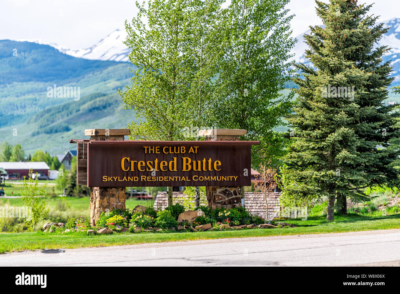 Colorado crested butte country club hires stock photography and images