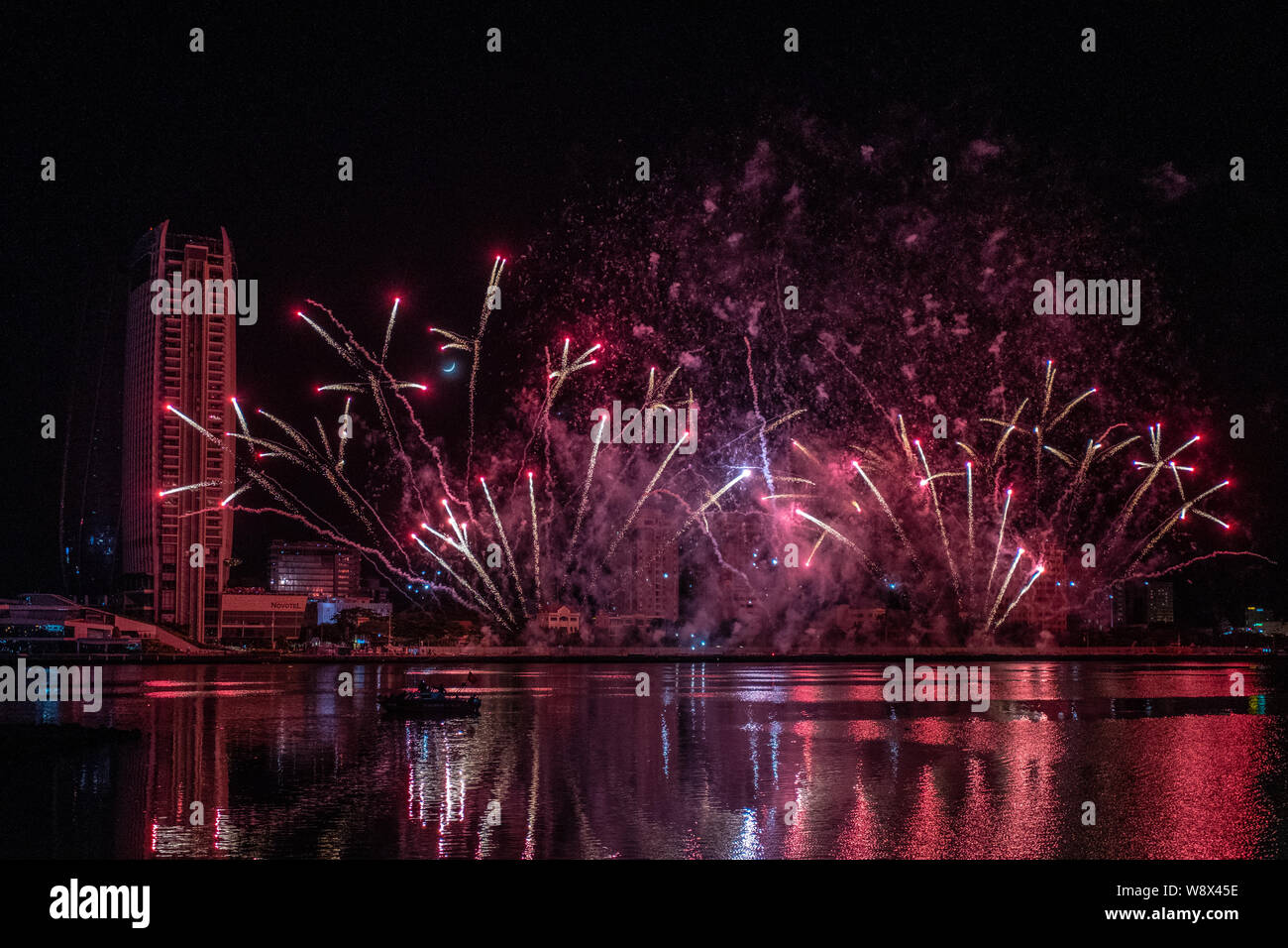 Đà Nẵng international fireworks contest, central Vietnam Stock Photo