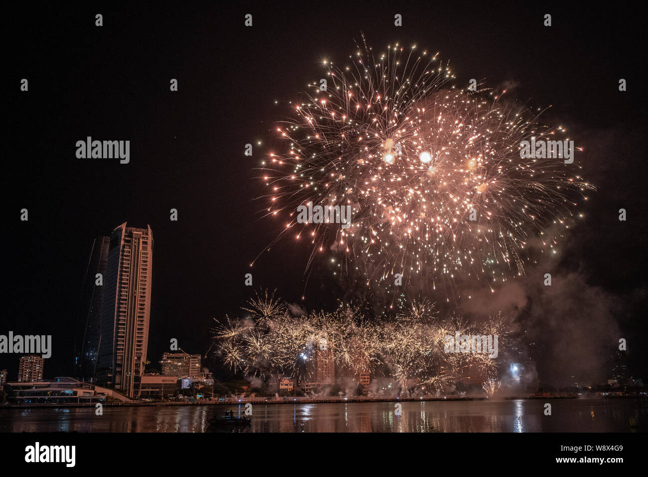 Đà Nẵng international fireworks contest, central Vietnam Stock Photo