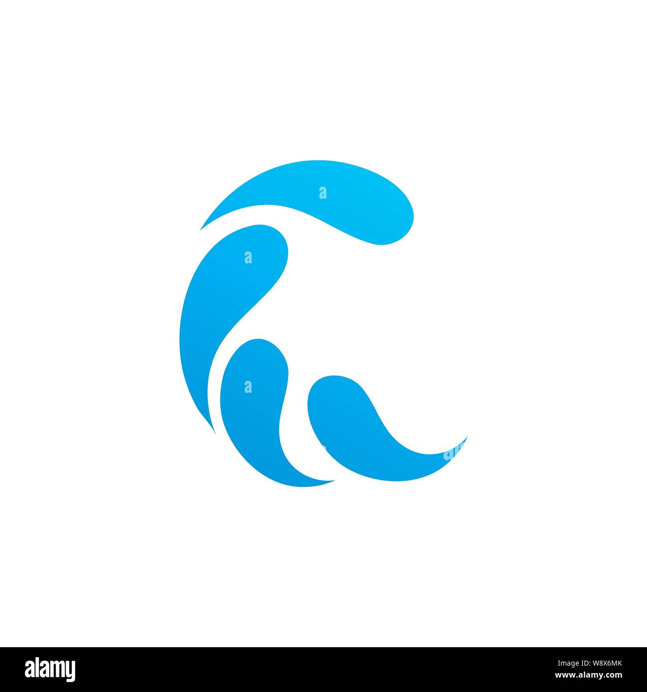 Water Wave Logo Template vector symbol nature Stock Vector Image & Art ...