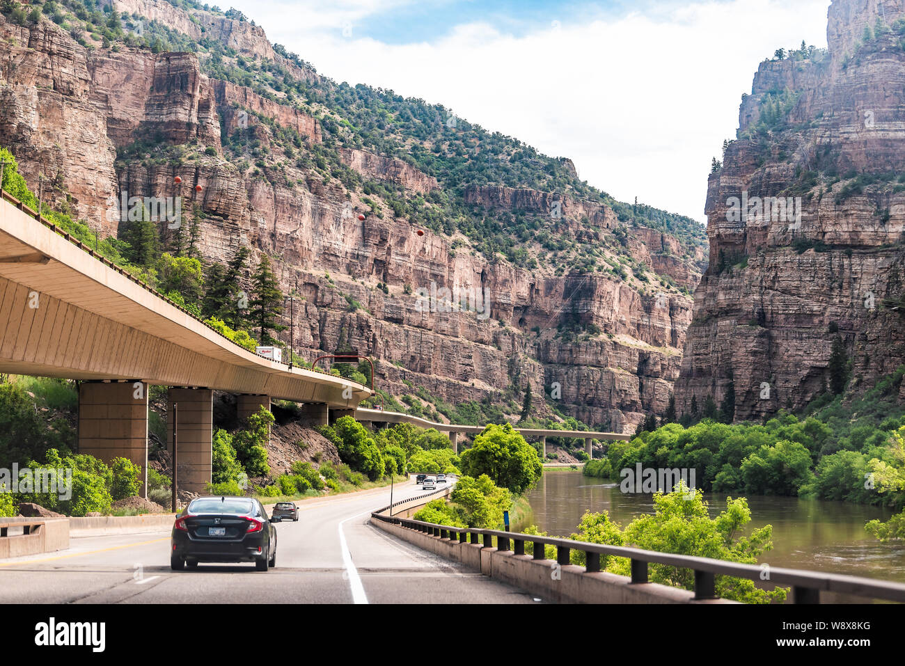 Glenwood canyon highway hires stock photography and images Alamy