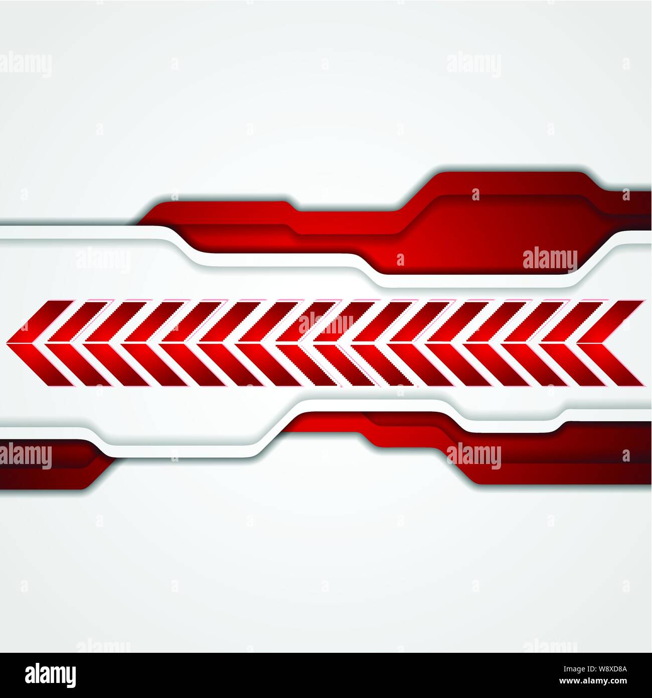 Bright abstract technology background with arrows. Vector design Stock Vector