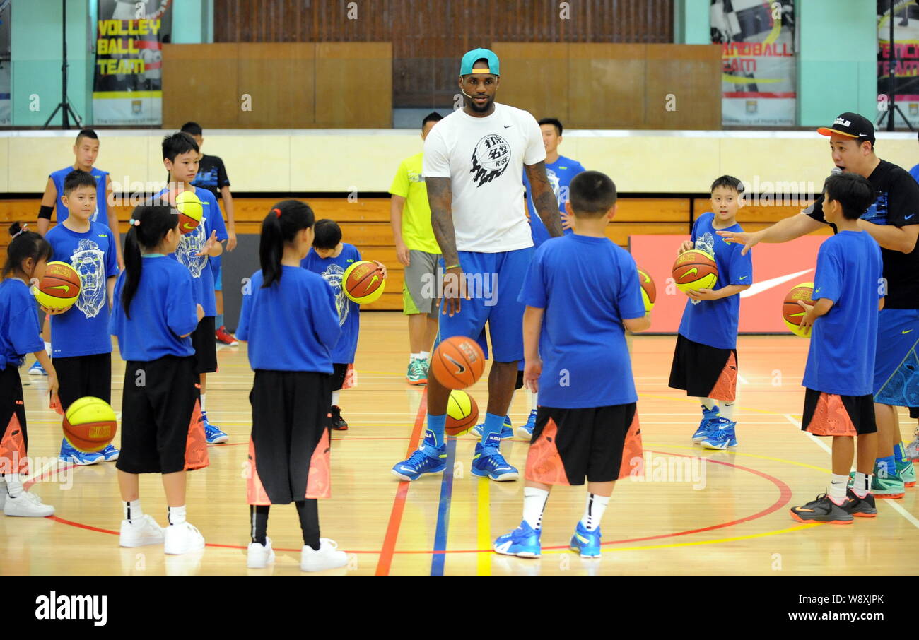 lebron james kid basketball