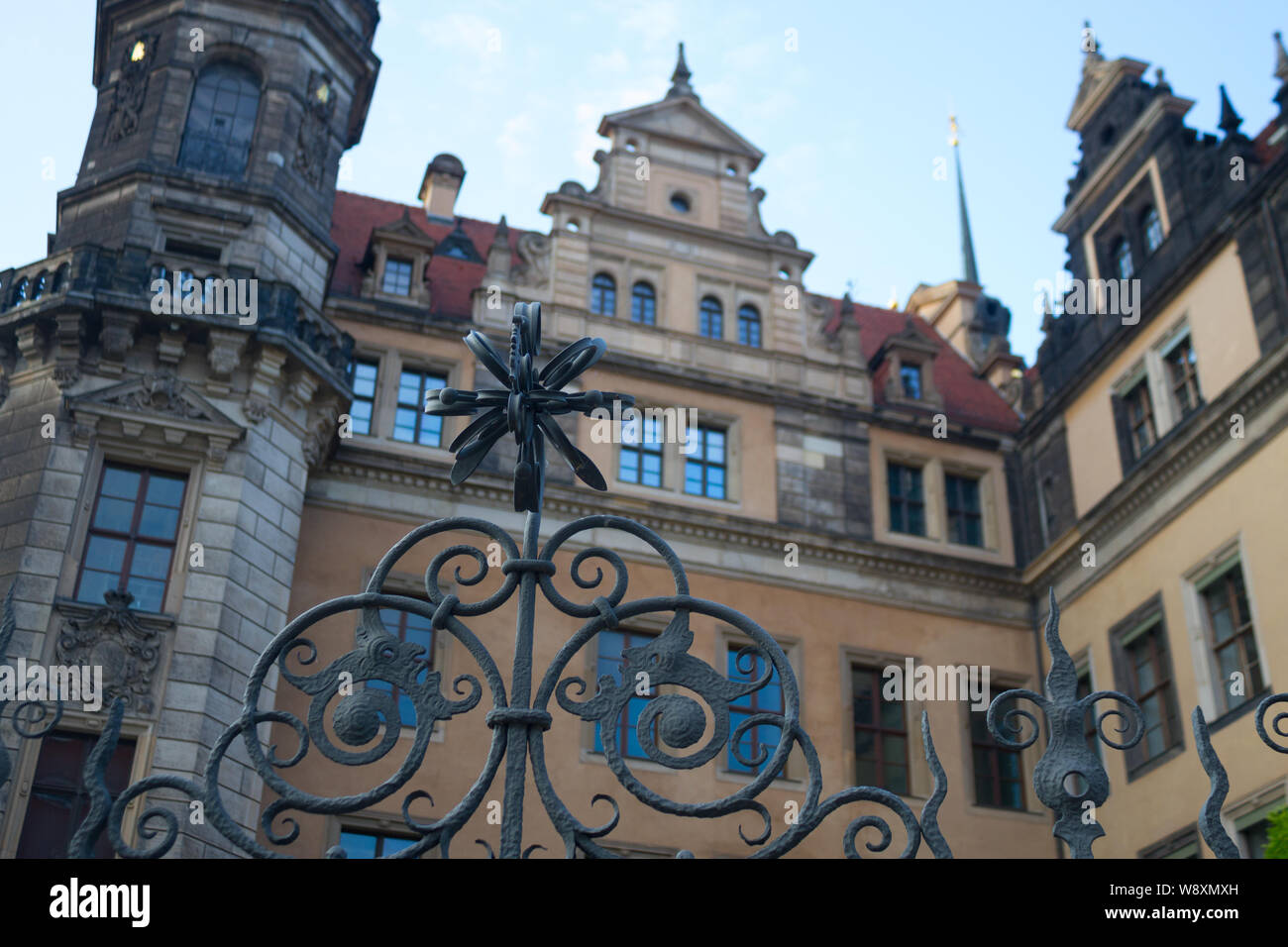 Dresden arhitectural landmark. Summer sunny weather. Travel Stock Photo