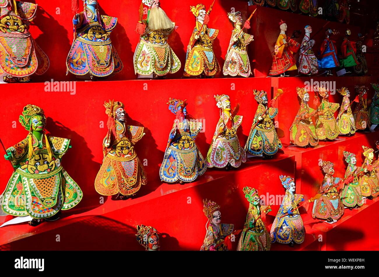 Chinese Puppet Traditonal Drama Show Stock Photo Alamy