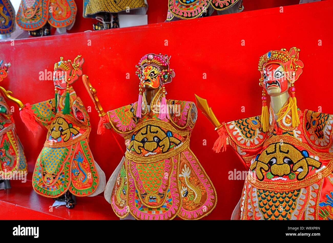 Chinese Puppet Traditonal Drama Show Stock Photo Alamy