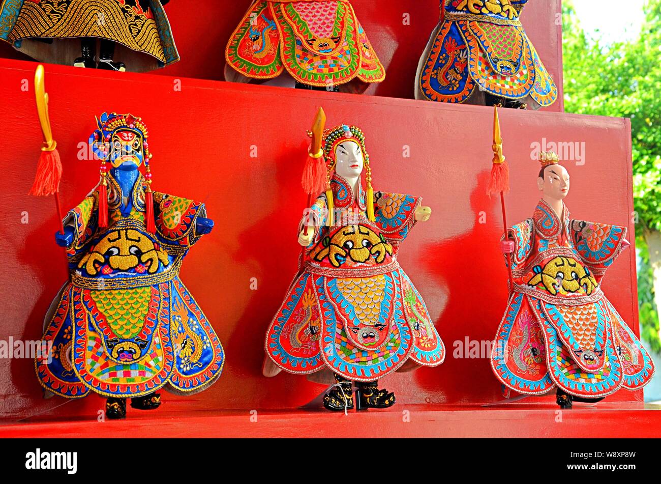 Chinese Puppet Traditonal Drama Show Stock Photo Alamy