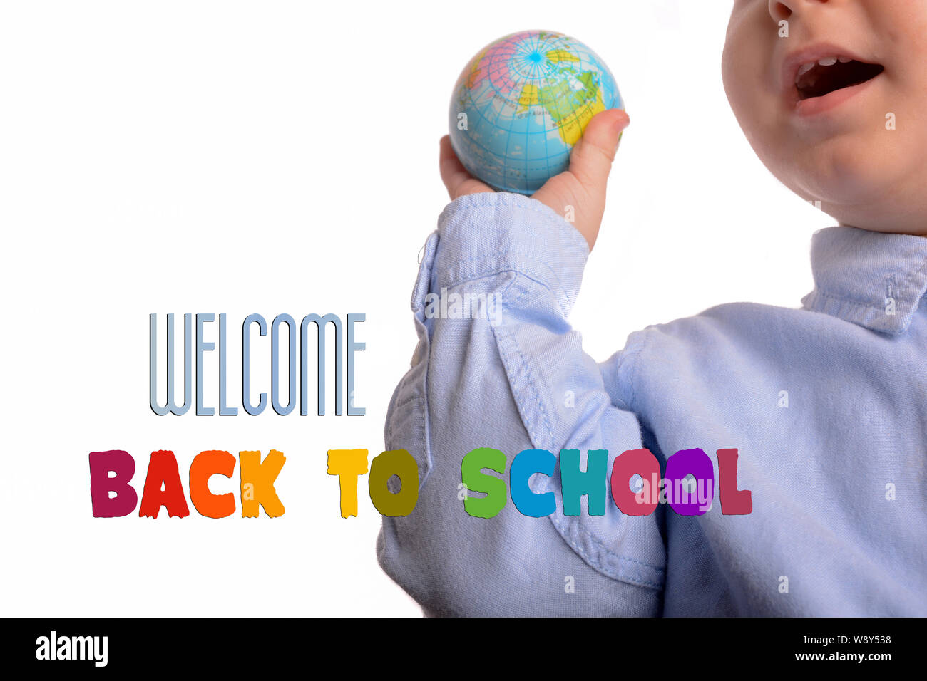 Back to school wording as educational concept Stock Photo - Alamy