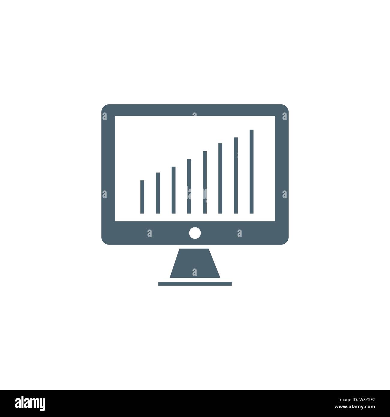 Monitor related vector glyph icon Stock Vector Image & Art - Alamy
