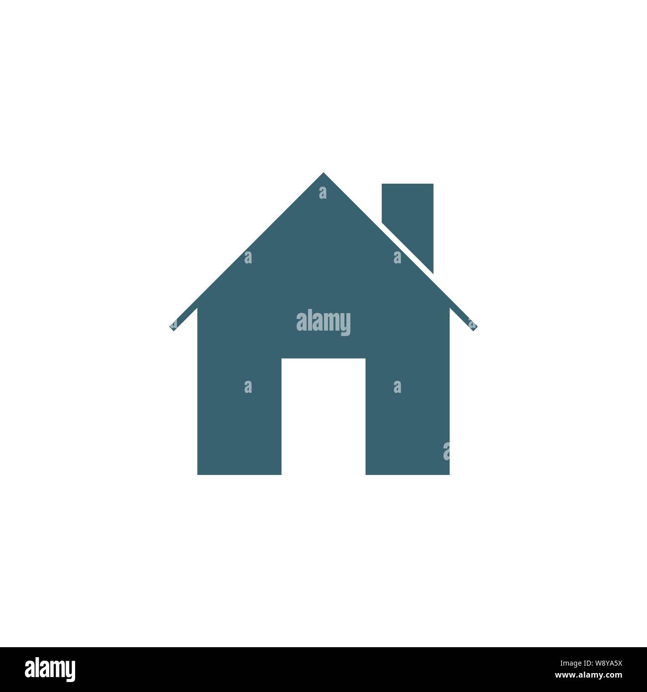 Home related vector glyph icon. Stock Vector
