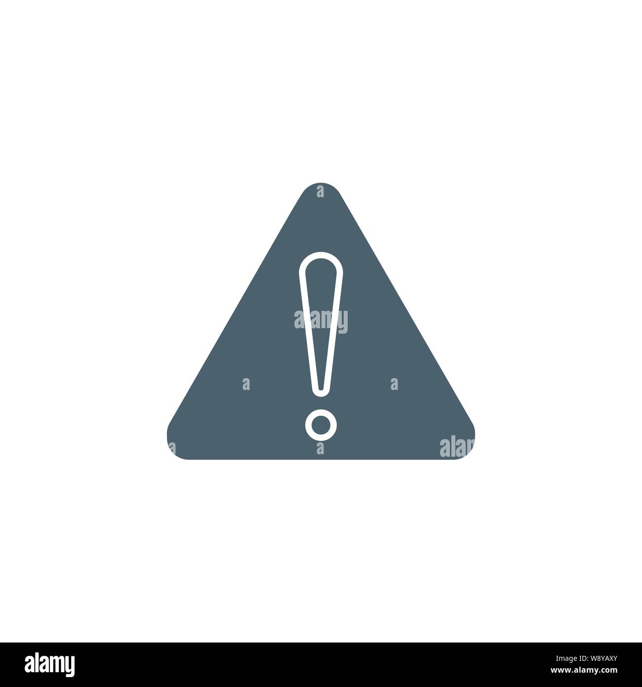 Triangle related vector glyph icon. Stock Vector
