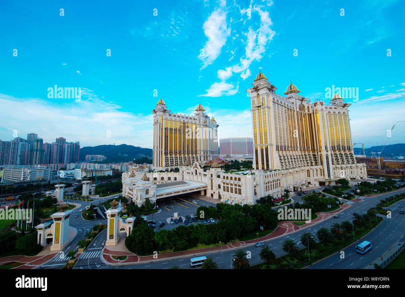 FILE--Interior view of the Wynn Palace Macau of Wynn Resorts Holdings in  Macau, China, 18 May 2016. Wynn Resorts, the majority shareholder of Wynn  Stock Photo - Alamy