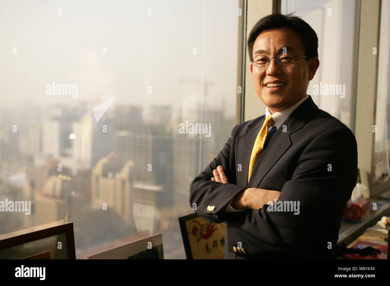 --FILE--Jack Q. Gao, then Greater China Regional Director of Autodesk Inc, CEO of Star China TV and Vice President of News Corporation, is pictured du Stock Photo