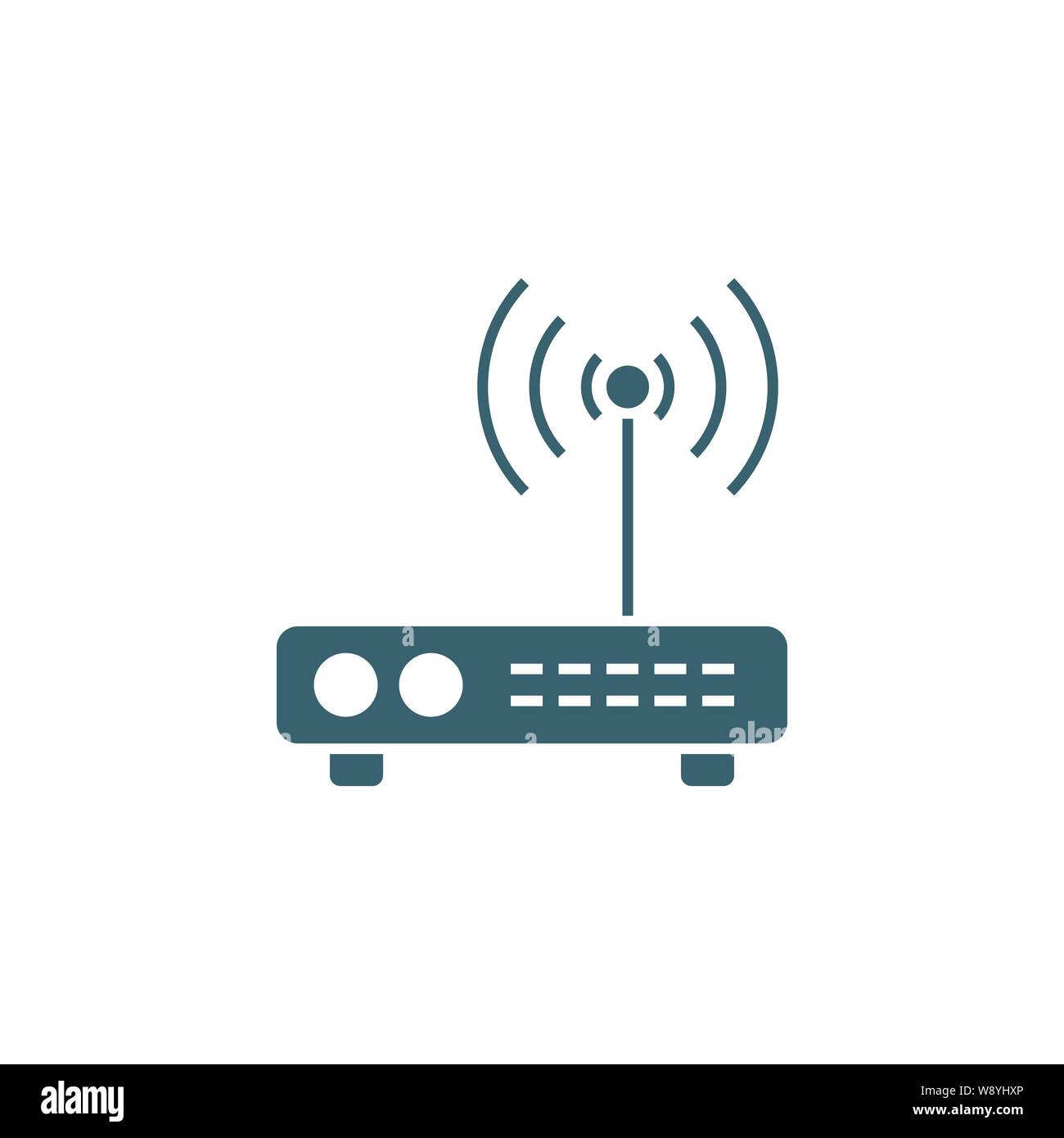 Router related vector glyph icon Stock Vector Image & Art - Alamy