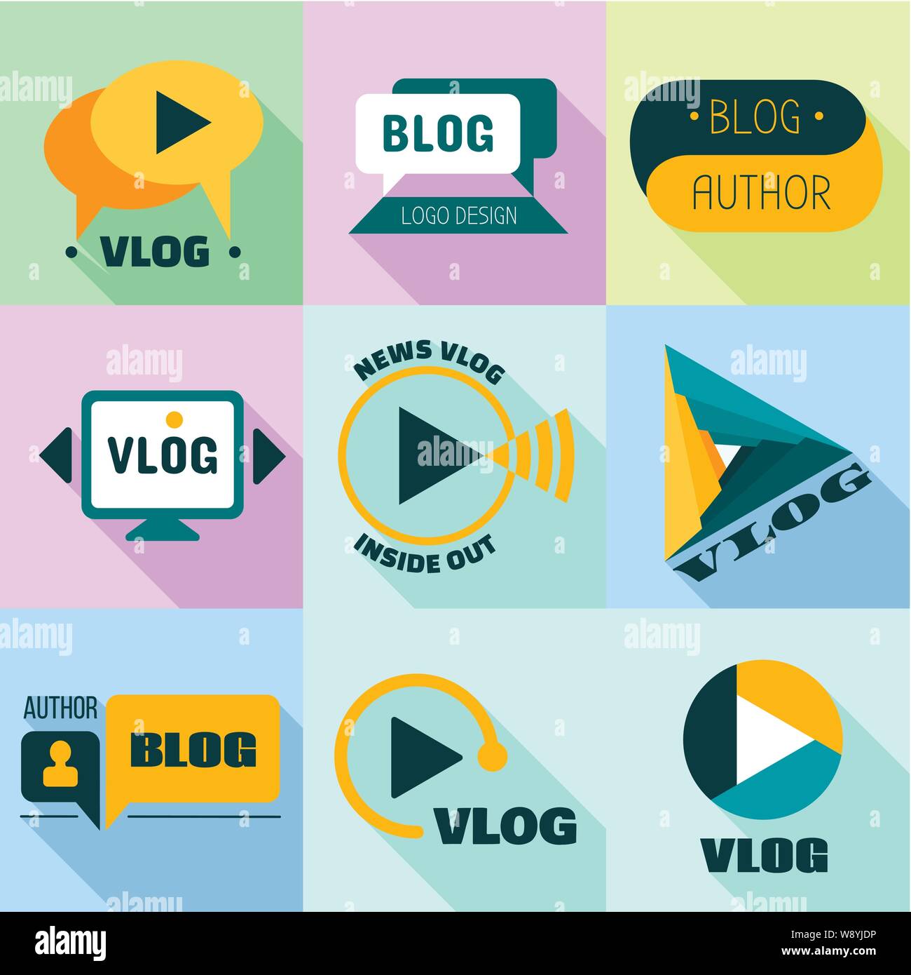 Hãy cùng khám phá logo vlog hiện đại với thiết kế độc đáo và sắc nét từ những họa tiết tinh tế! Logo vlog này sẽ giúp bạn thu hút sự chú ý và nổi bật trên thị trường nhanh chóng. 