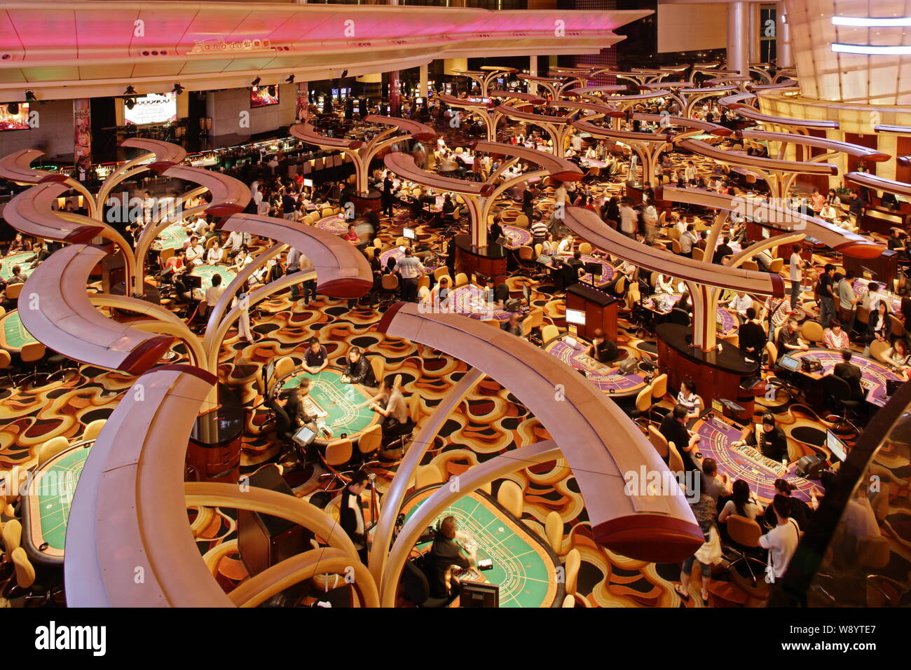 File--Customers Are Seen Gambling At The Sands Macao Casino In Macau,  China, 11 April 2012. The Worlds Casino Capital Saw Gambling Revenue Fall  Fo Stock Photo - Alamy