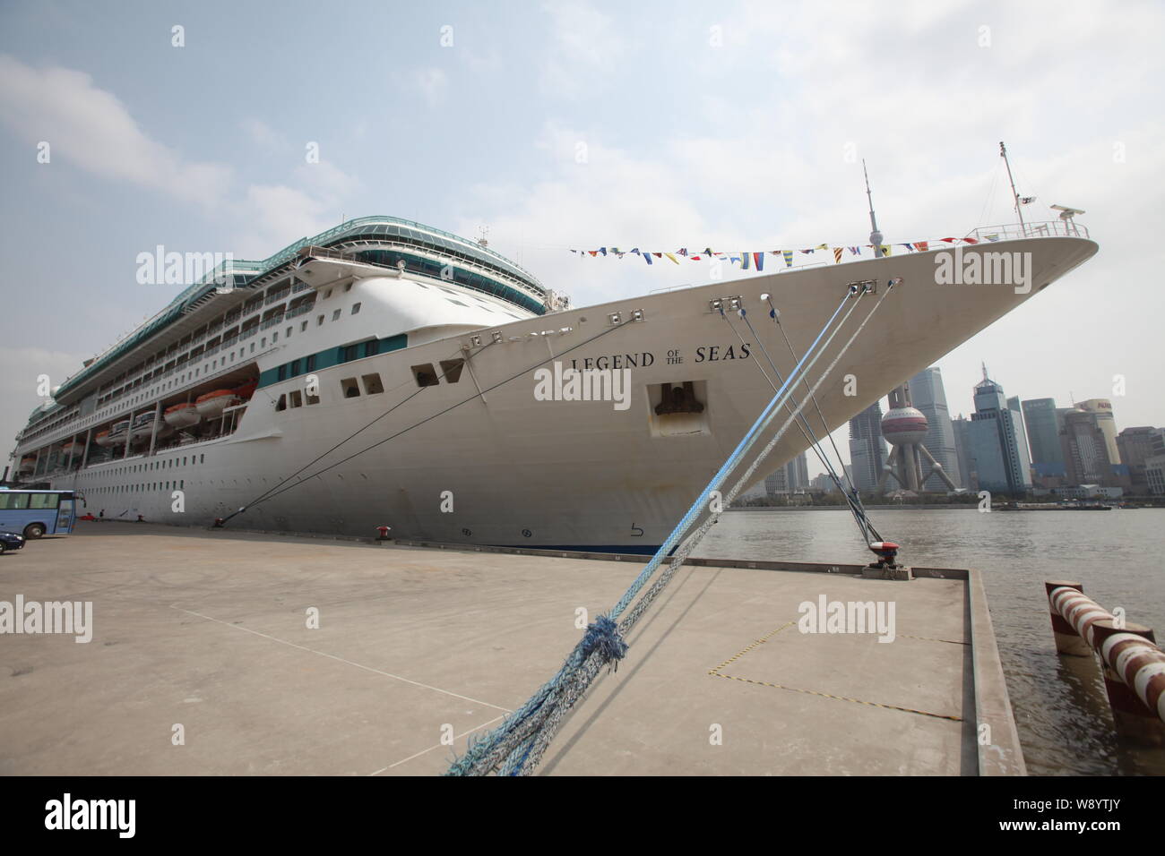 FILEThe Royal Caribbean cruise ship, Legend of the Seas, is docked