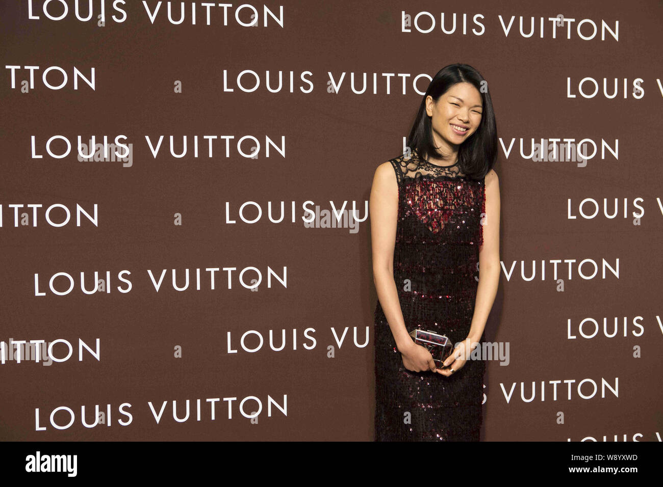 Chinese model Lv Yan poses as she arrives at the opening ceremony for a new  store of Louis Vuitton in Chengdu city, southwest Chinas Sichuan province  Stock Photo - Alamy