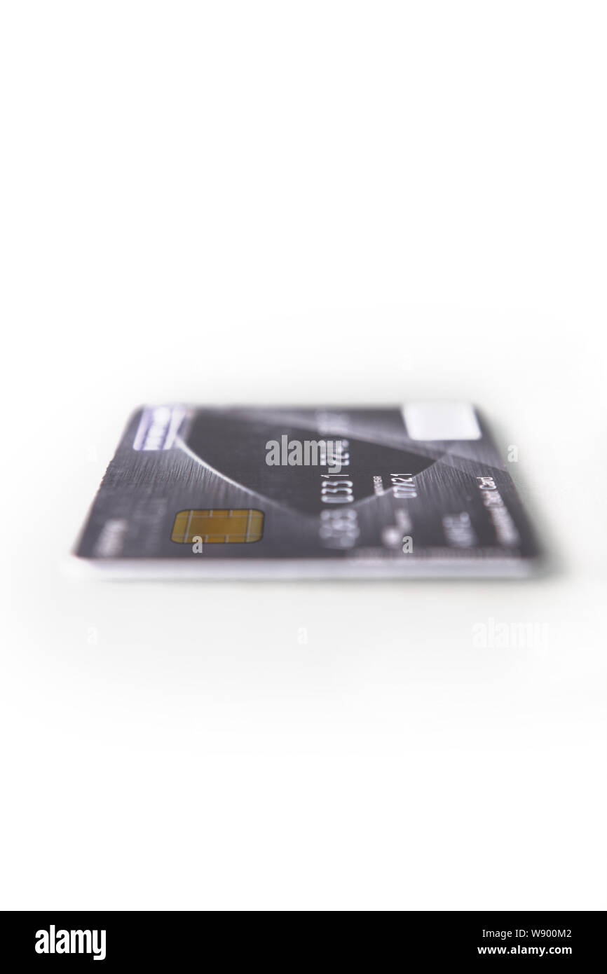 Close up of a credit card Stock Photo