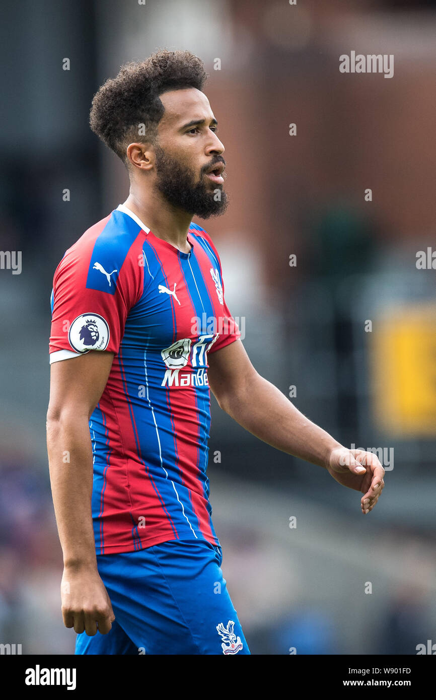 LONDON, ENGLAND - AUGUST 10: Andros Townsend of Crystal Palace looks on ...