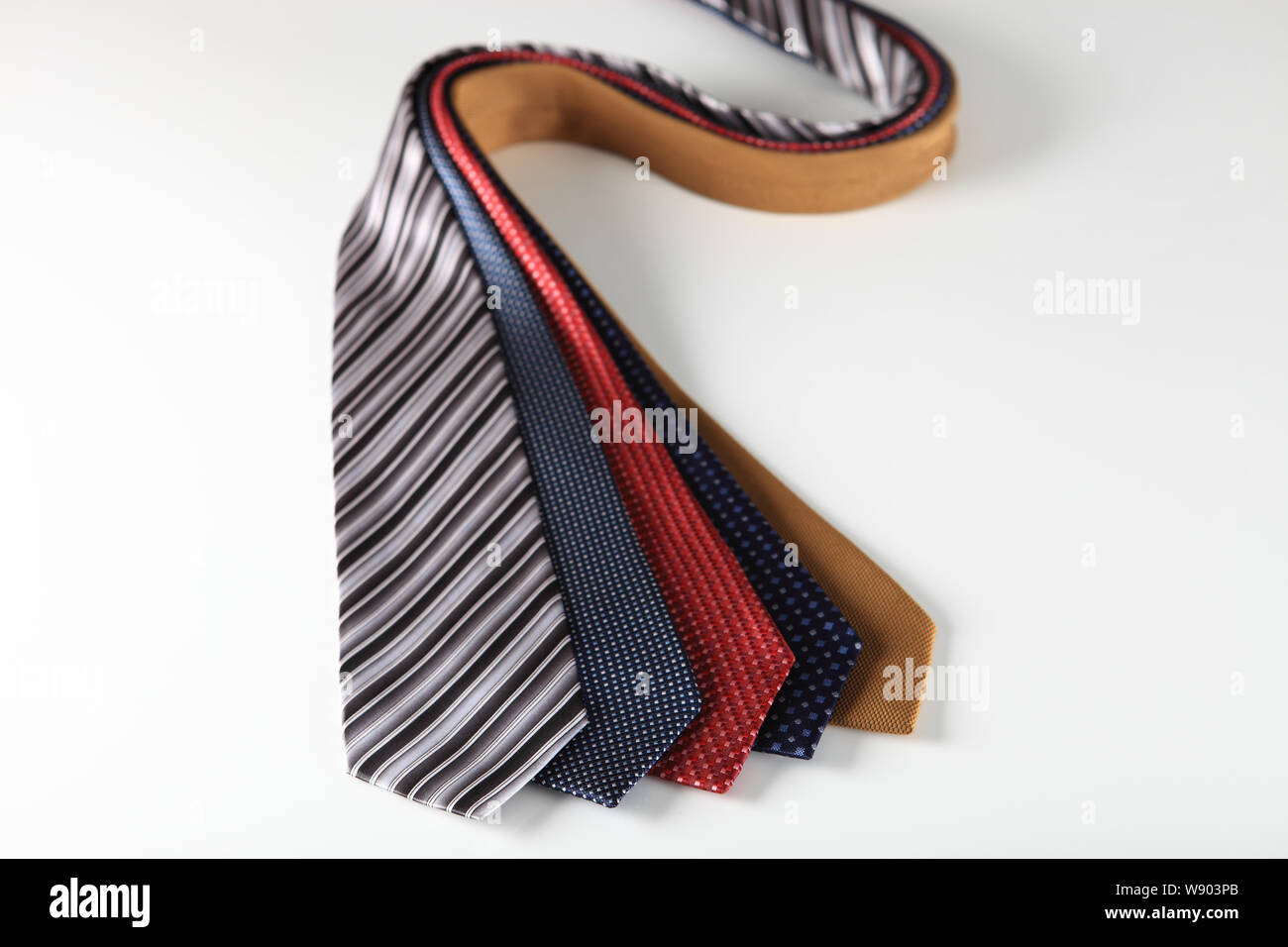 colourful ties