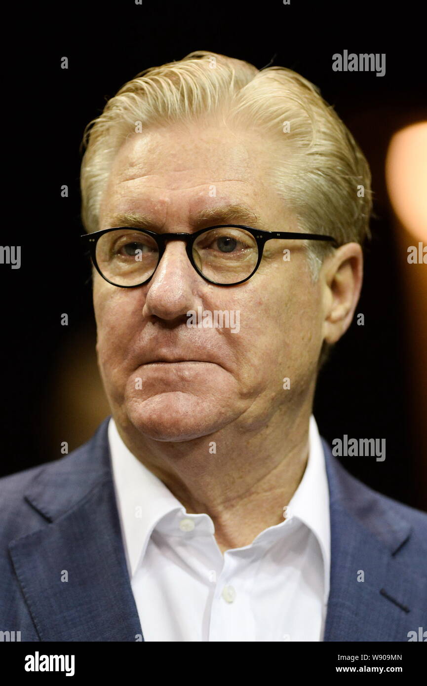 Edward M. Tracy, President and Chief Executive Officer of Sands China Ltd., is pictured at an exclusive interview in Macau, China, 9 November 2014. Stock Photo