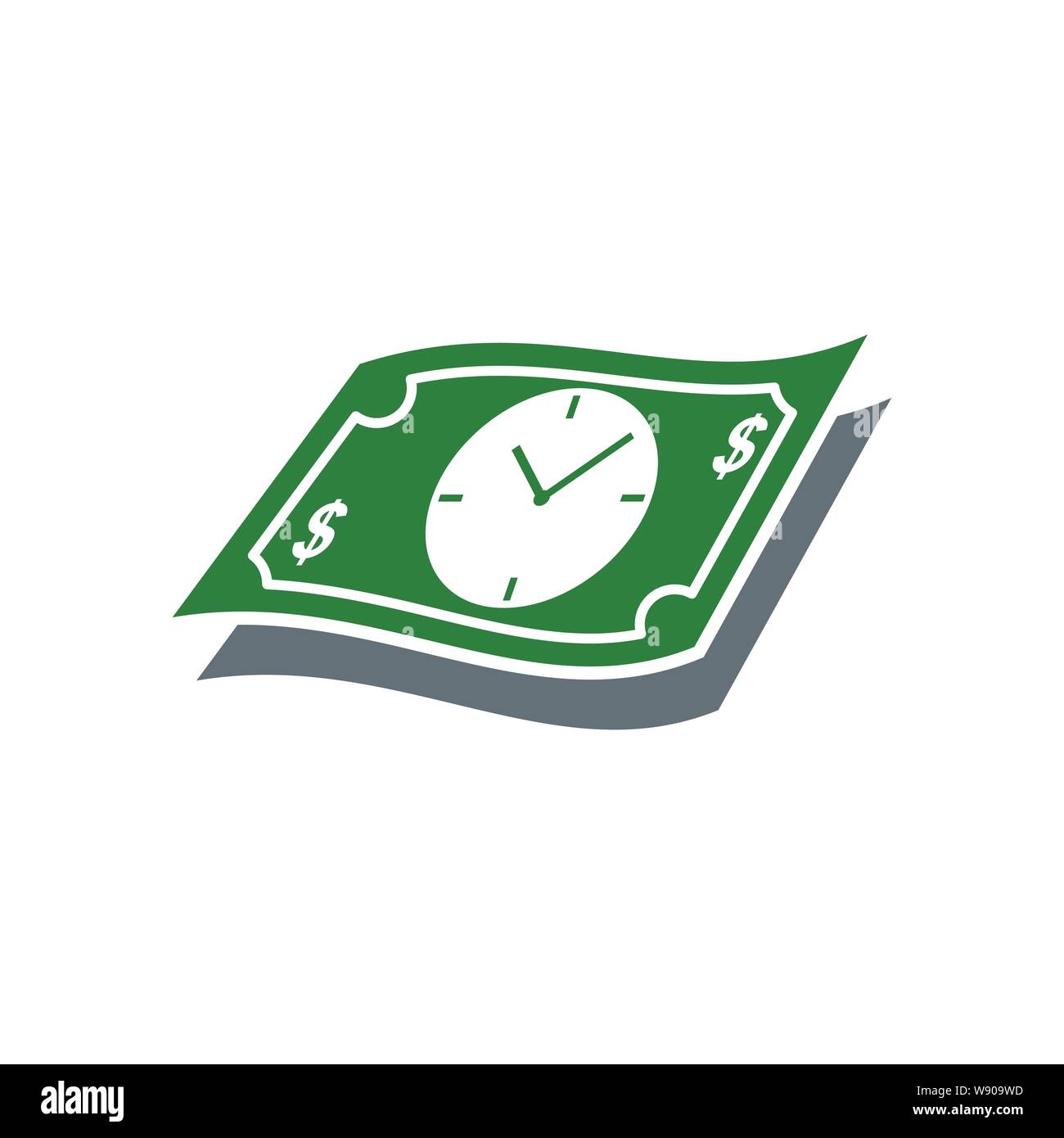 Calendar with payday calculator concept vector isolated illustration