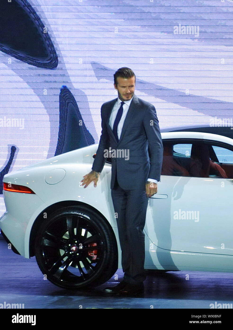 English Football Superstar David Beckham Poses With A Jaguar F Type Coupe During A Launch Event One Day Before The Opening Of The 13th Beijing Interna Stock Photo Alamy English Football Superstar David Beckham Poses With A Jaguar F Type Coupe During A Launch Event One Day Before The Opening Of The 13th Beijing Interna Stock Photo Alamy