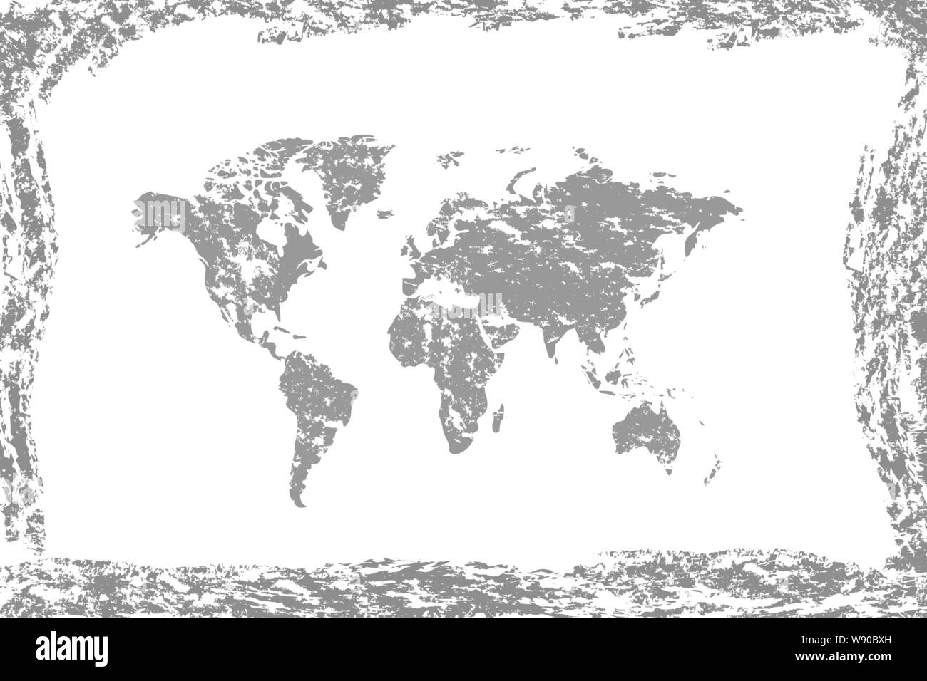 Grunge world map.Old vintage map of the world Stock Vector Image & Art ...