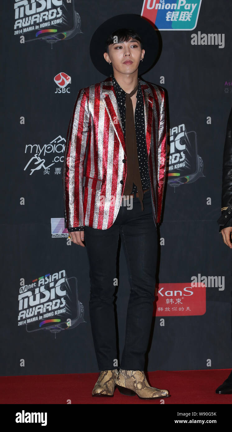 Kwon Ji-yong, better known by his stage name G-Dragon, of South