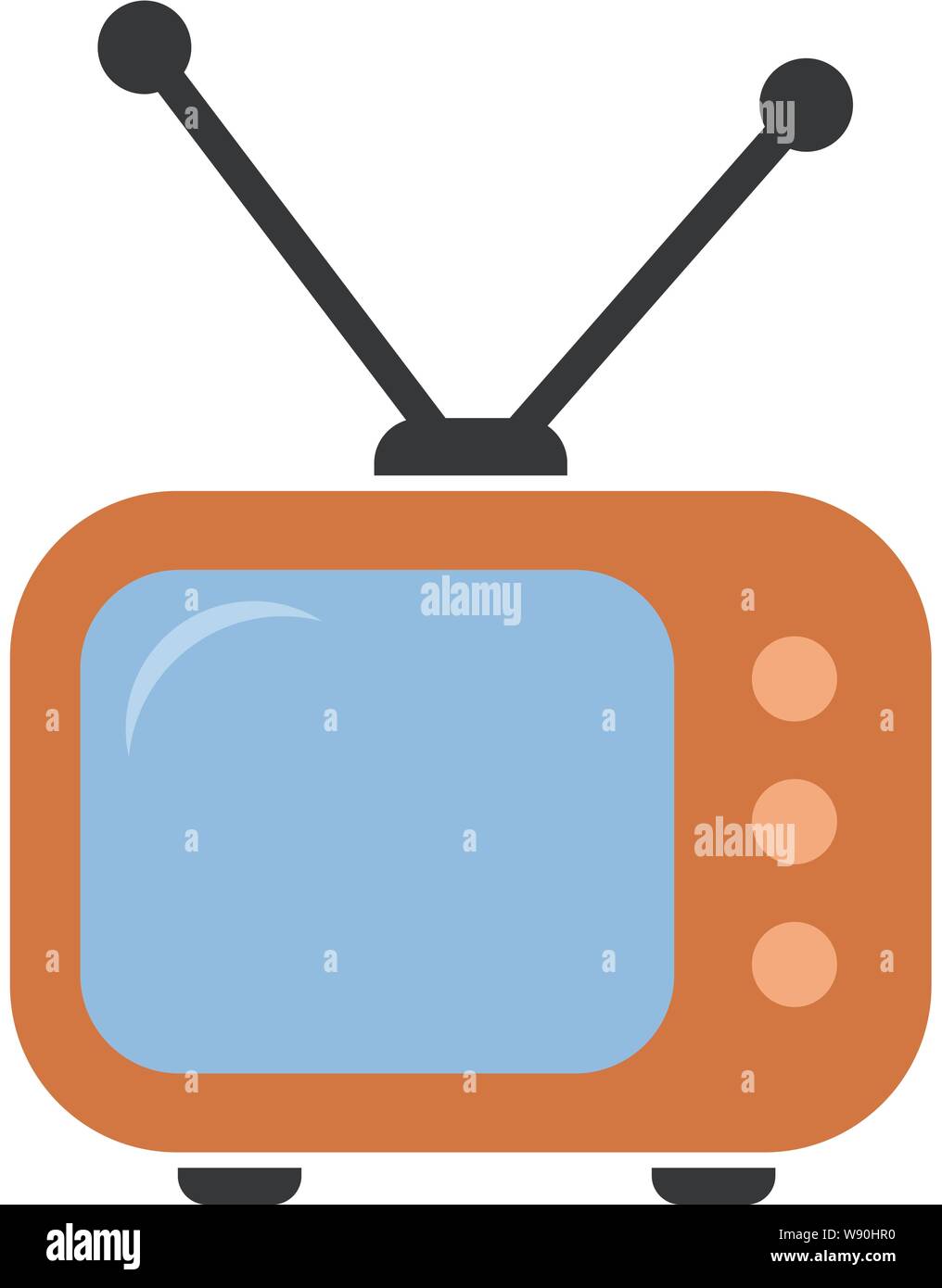 television icon Stock Vector