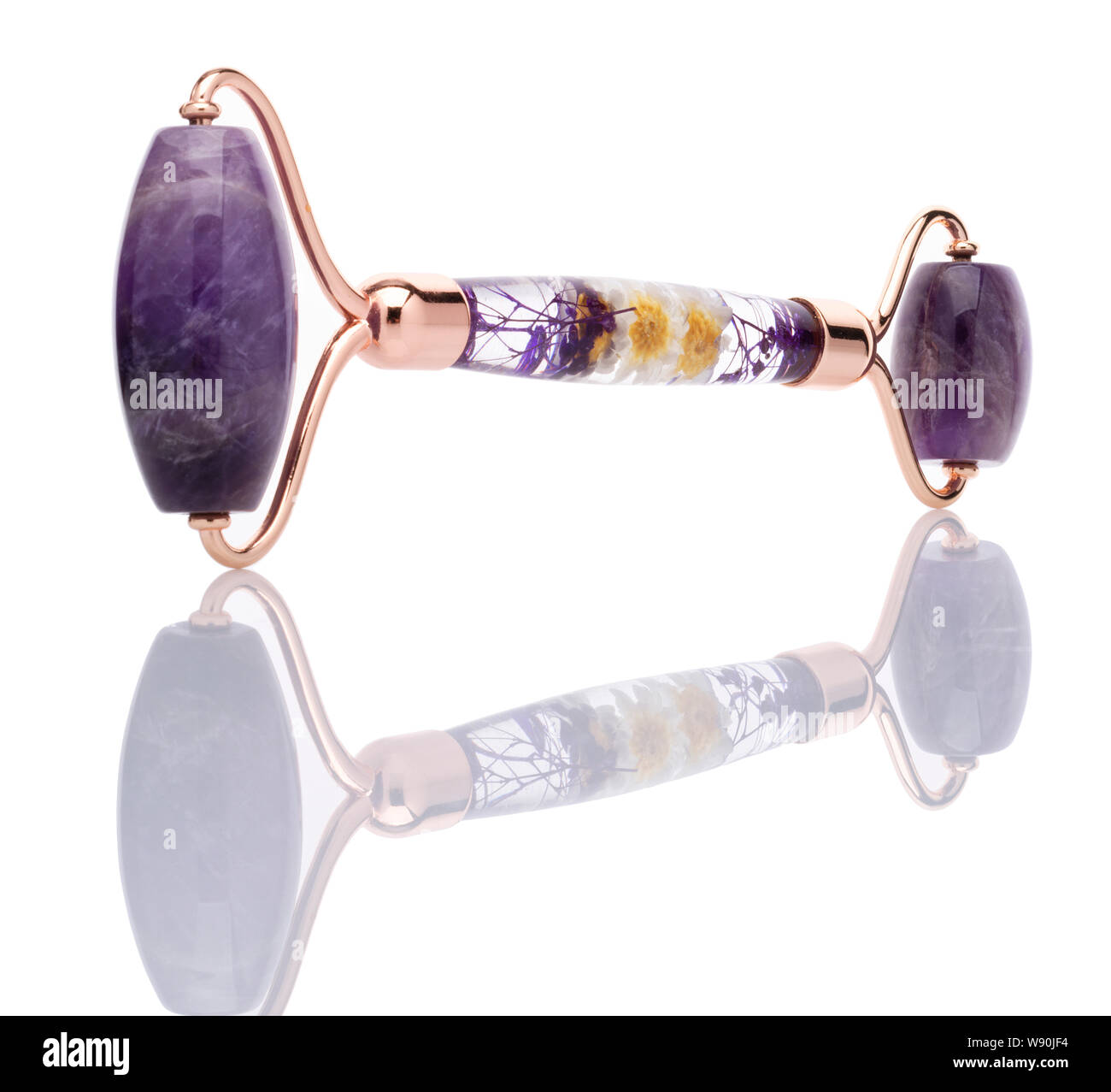 Marble stone face roller Stock Photo Alamy