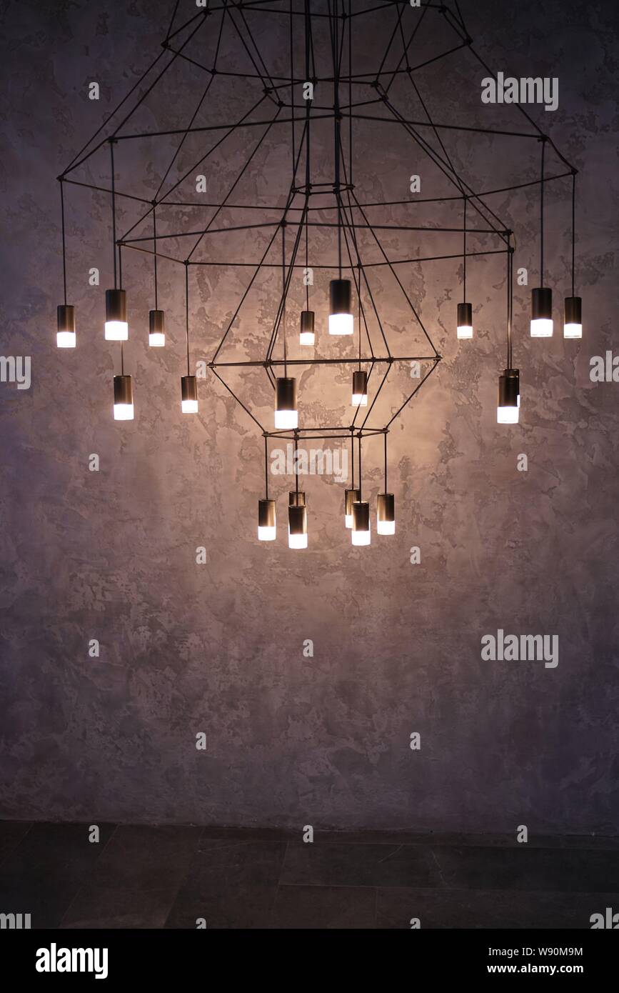 Indoor Light In Dark Background Fashion Room Stock Photo Alamy Indoor Light In Dark Background Fashion Room Stock Photo Alamy